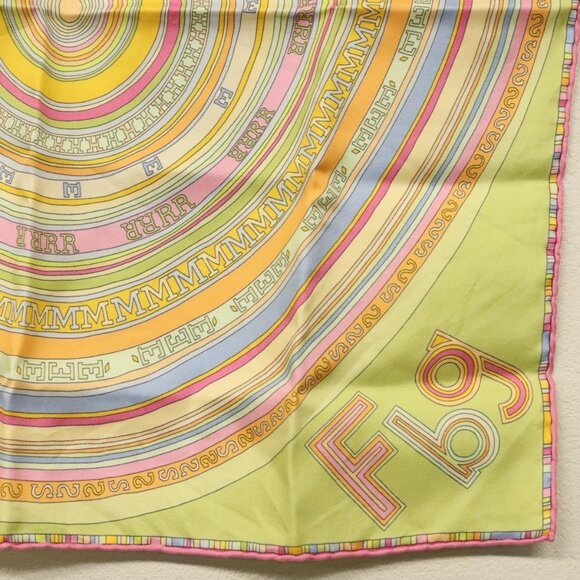 HERMES Carre 40 Scarf ""FRANCE PARIS 24 FBG"" Silk Green Auth 134912M - Picture 5 of 8